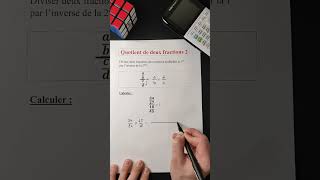 Effectuer des divisions de fractions n°2 maths [upl. by Welby]