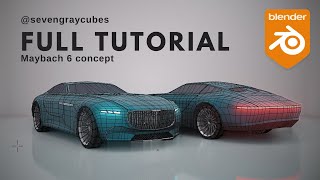 HOW TO model 3D CAR in Blender  FULL TUTORIAL [upl. by Alcot496]