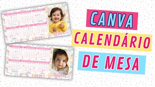 Como Criar um Calendário Personalizado 2025 Usando o Canva Gratuito [upl. by Ientirb824]