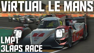 rFactor 2 24H Le Mans  LMP1 3Laps Race TOYOTA TS050 from P20 Twilight [upl. by Clive752]