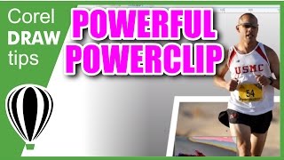 Powerful PowerClip in CorelDraw [upl. by Pilloff]