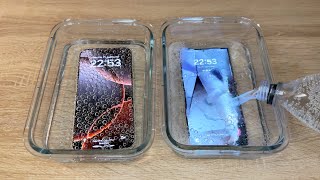 iPhone 16 Pro Max vs Samsung Galaxy S24 Ultra  Sparkling Water FREEZE Test [upl. by Ijat496]