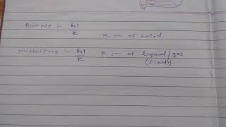 biot number and nusselt number difference explained [upl. by Akkim]