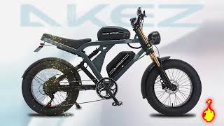 AKEZ S2 Electric Bicycle 48V 1500W Road High Speed Electric Sport Bike Bicycle Mountain Ebike [upl. by Adnih]