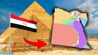 Egypt  Geography amp Governorates Remake  Fan Song by Kxvin [upl. by Nertie]