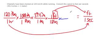 Convert speed in kmhr to ftsec [upl. by Jerrilyn388]