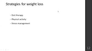 Diet in Obesity  Part 2  June 2024 [upl. by Beauregard161]