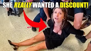 Psycho girlfriend REFUSES to leave store without a discount… It doesnt end well for her [upl. by Ddene793]