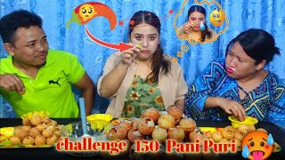 Extreme 150 PaniPuri Challenge 🔥I Got Pranked😭Food Challenge❤️ [upl. by Drofnil107]