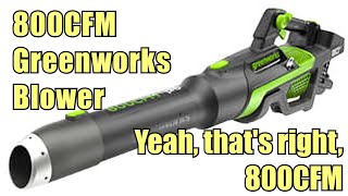 Greenworks 800CFM 80V blower Gen 3 model BLB479 Costco 1768240a revolutionary outdoor power tool [upl. by Annahtur]