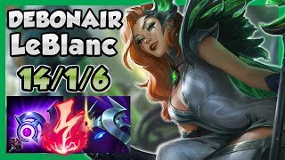 🧪💚 DEBONAIR LEBLANC DEMANDS AN AUDIENCE  PBE Skin Showcase  Erick Dota [upl. by Kathe]