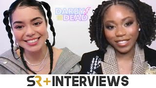 Riele Downs amp Aulii Cravalho Interview Darby And The Dead [upl. by Einobe]