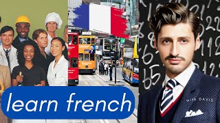 Super Fast French Lesson Les professions les transports les nombres A1 level [upl. by Montfort]