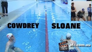 Rory Sloane v Matt Cowdrey in the pool [upl. by Pare]