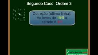 Matemática  Aula 20  Determinantes  Parte 13 [upl. by Gabriellia]