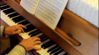 Grade 8 piano ABRSM A2 Prelude in A Bach 20132014 [upl. by Gerladina]