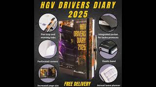 HGV Drivers Diary 2025 🤩👌 hgvdrivers lorry hgv [upl. by Paz]