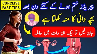 How To Conceive Pregnancy in One Night bacha dani ka muh kab khulta hai Tips To Get Pregnant Fast [upl. by Atahs]