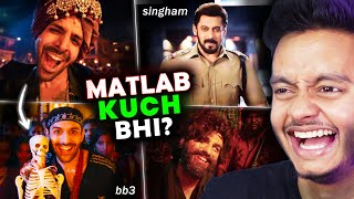 17  WTF moments in Bhool Bhulaiyaa 3 amp Singham again [upl. by Bendick]