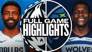 MAVERICKS at TIMBERWOLVES  FULL GAME HIGHLIGHTS  October 29 2024 [upl. by Mckeon]