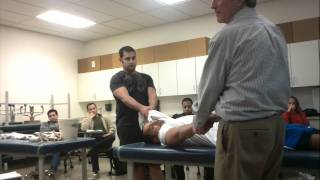 Shoulder Dislocation Hippocratic Method  Tom Demo [upl. by Shandy305]