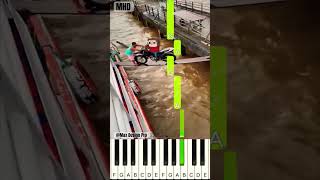 OH NO NO NO NO Bike falls in River with Max MaxDesignPro  Piano Tutorial [upl. by Gnet]