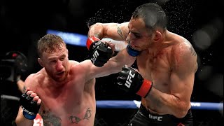 Justin Gaethje vs Tony Ferguson Highlights [upl. by Attebasile]