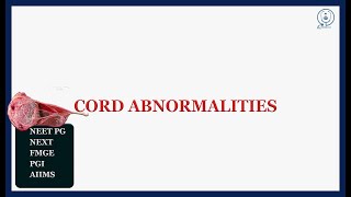 placental and cord abnormalities  NEET PG [upl. by Assenyl]