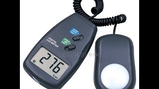 Digital Light Lux Meter 0  50000 Lux Camera Photo [upl. by Retsub46]