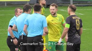 Caernarfon Town 21 Colwyn Bay highlights [upl. by Stephenson]