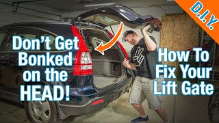 How To Replace Rear Hatch Struts  Make Your Liftgate Stay Open Again [upl. by Hugo]