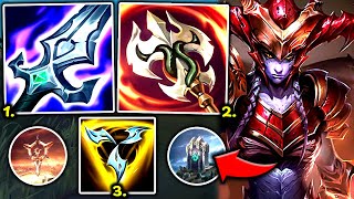 SHYVANA TOP Q 100 SHREDS YOU INTO PIECES THIS IS GREAT  S14 Shyvana TOP Gameplay Guide [upl. by Enihsnus182]