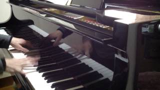 Japanese Enka quottsugaru kaikyo fuyugeshikiquot played by Piano ピアノ 津軽海峡冬景色 [upl. by Pooi]