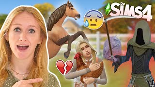 Al mijn DIEREN gaan DOOD op mijn SIMS 4 PAARDEN STAL 😥 [upl. by Phalan]