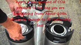 beer transfer keg to keg0001wmv [upl. by Innavoeg841]