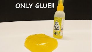 How To Make Slime Using Glue Only [upl. by Icyak]