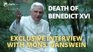 Pope Emeritus Benedict XVI Death  Exclusive Interview with Msgr Georg Gänswein [upl. by Ahsercal]