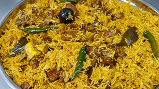 Kabsa Saudi Recipe  Meat Kabsa Recipe  Arabian Kabsa Rice Dish  Meat Kabsa In Pressure Cooker [upl. by Poyssick]