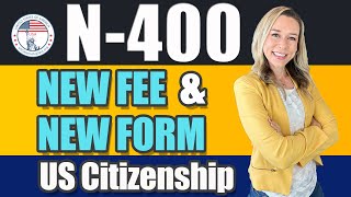 2024 USCIS New N400 form amp FEE Application for US Naturalization  US Citizenship [upl. by Harpp]