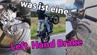 Neue Tricks Lernen  First ride with Left Hand Brake [upl. by Aitsirhc]