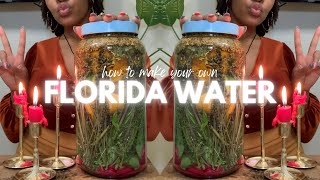 How to Make FLORIDA WATER  Black Owned Apothecary Recipe [upl. by Kamila]