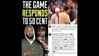 50 cent disses and clowns the game when jimmy iovine walkrd passed him [upl. by Eimmis]