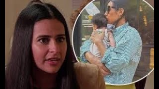 Coronation Street star Sair Khan confirms shock return to filming just a few months after welcoming [upl. by Llenrahc703]