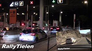 WRC Rallye MonteCarlo 2024  Péage  Toll amp Road section  Liaison  Full HD [upl. by Adnamal]