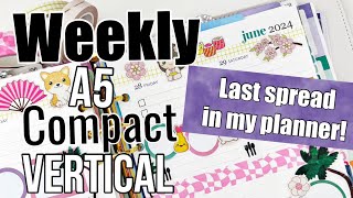 ERIN CONDREN PLAN WITH ME  A5 COMPACT VERTICAL LAYOUT  WEEKLY PLANNER  DECORATE WITH ME [upl. by Normac]