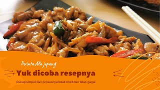 Cara membuat ayam teriyaki simpel serta praktis [upl. by Edlyn]