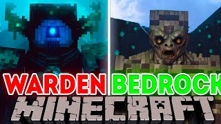 Bedrock Golem vs Warden  Different Bosses Who Can Win [upl. by Valeda]