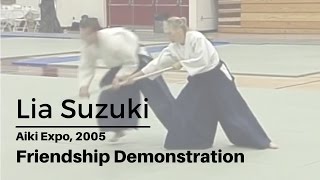 Aikido Demonstration Lia Suzuki Sensei at Aiki Expo 2005 [upl. by Seiden571]