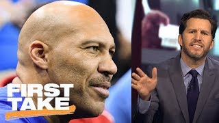 Will Cain rants about LaVar Ball calls him delusional and exploitative  First Take  ESPN [upl. by Aniretake]