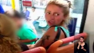 Mujer agredió a niño en una micro por perderle su celular  CHV Noticias [upl. by Novyad593]